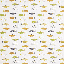 Mr Fish Saffron Fabric by the Metre